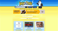 Desktop Screenshot of divertidos.juegos-panda.com