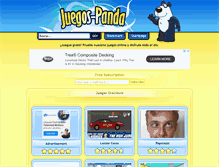 Tablet Screenshot of divertidos.juegos-panda.com
