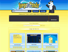 Tablet Screenshot of memoria.juegos-panda.com