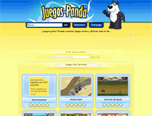 Tablet Screenshot of carreras.juegos-panda.com