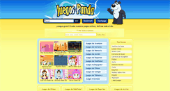 Desktop Screenshot of deportes.juegos-panda.com